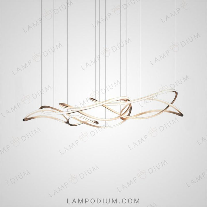 Linear, row luminaire CARSTEN