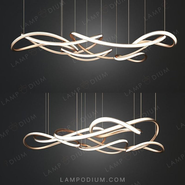 Linear, row luminaire CARSTEN