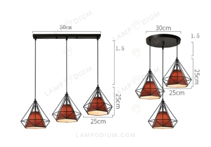 Pendant light ADAMANTE