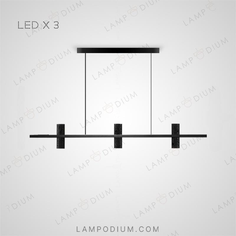 Linear, row luminaire CURB