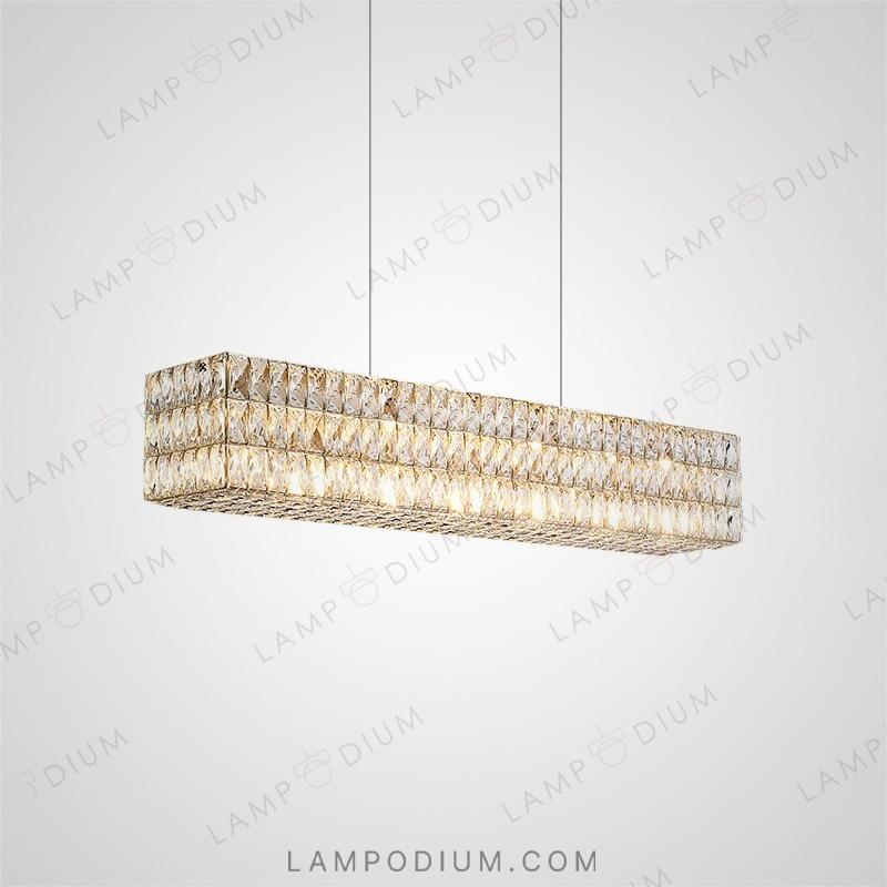 Linear, row luminaire ACHILLES B LONG