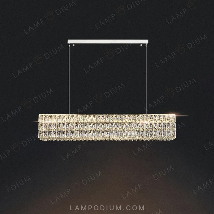 Linear, row luminaire ACHILLES B LONG