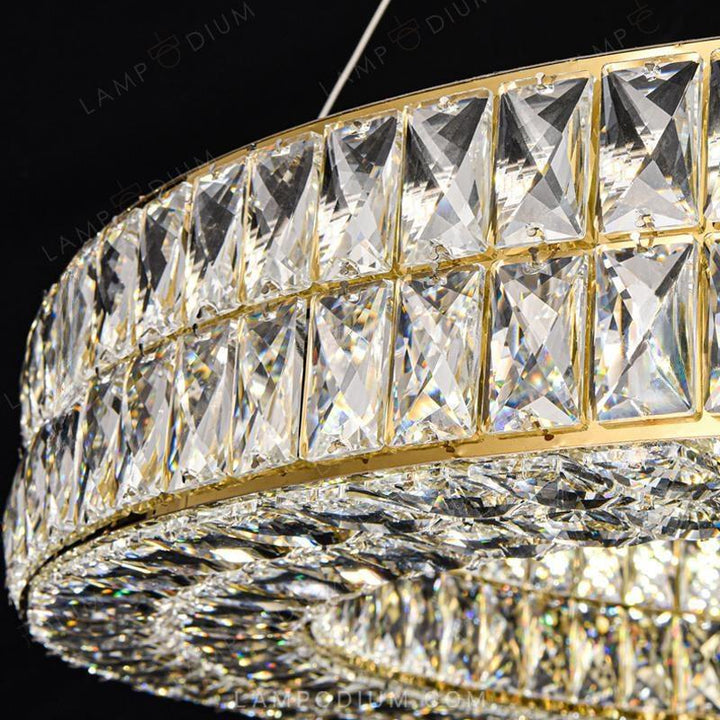 Circular chandeliers and light fixtures ACHILLES