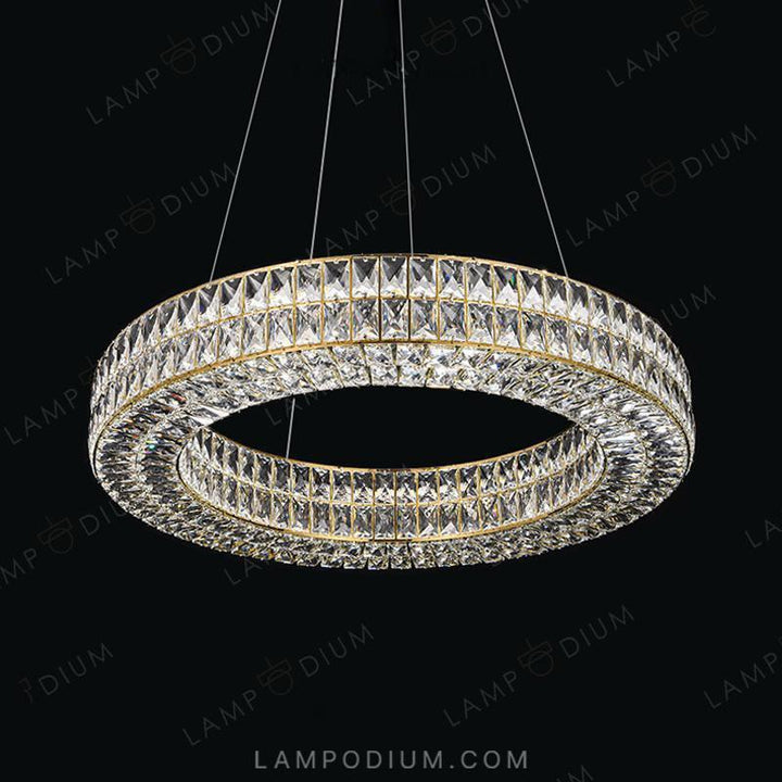 Circular chandeliers and light fixtures ACHILLES