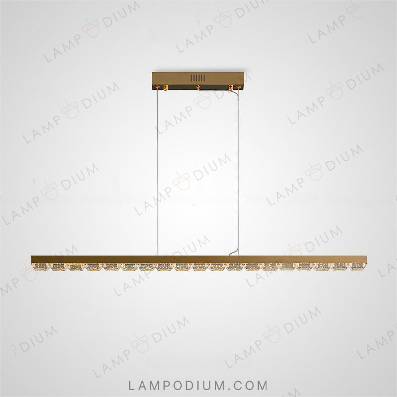 Linear, row luminaire ADELISA LONG