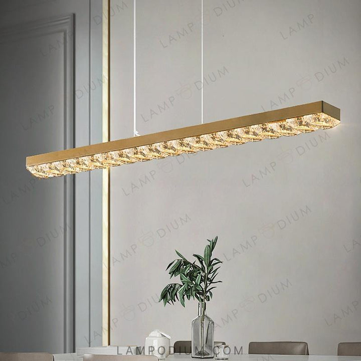 Linear, row luminaire ADELISA LONG