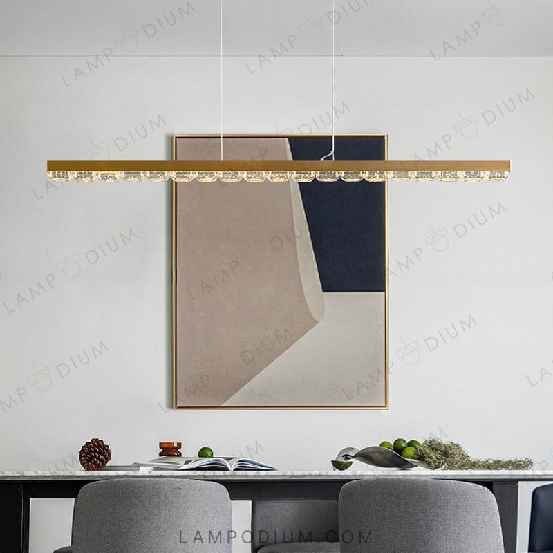 Linear, row luminaire ADELISA LONG