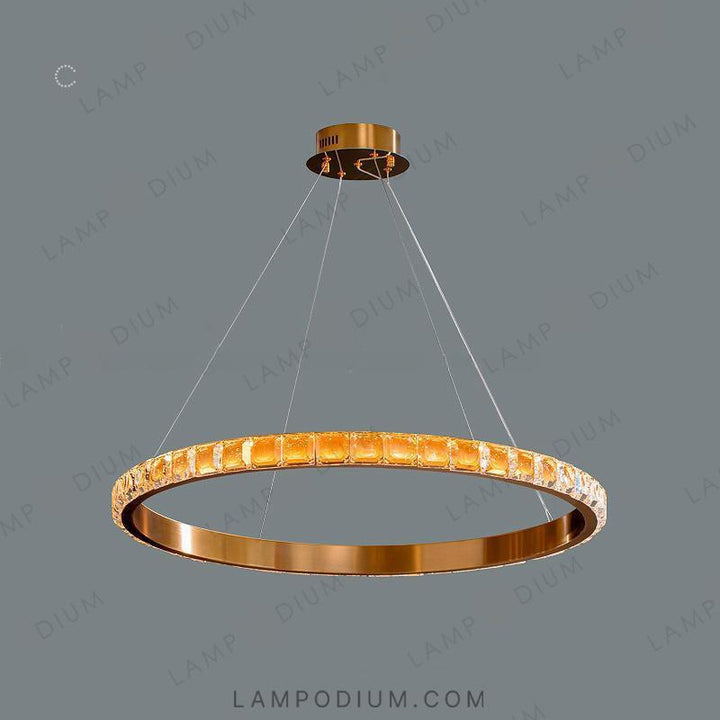 Ring chandeliers and lamps ADELISA