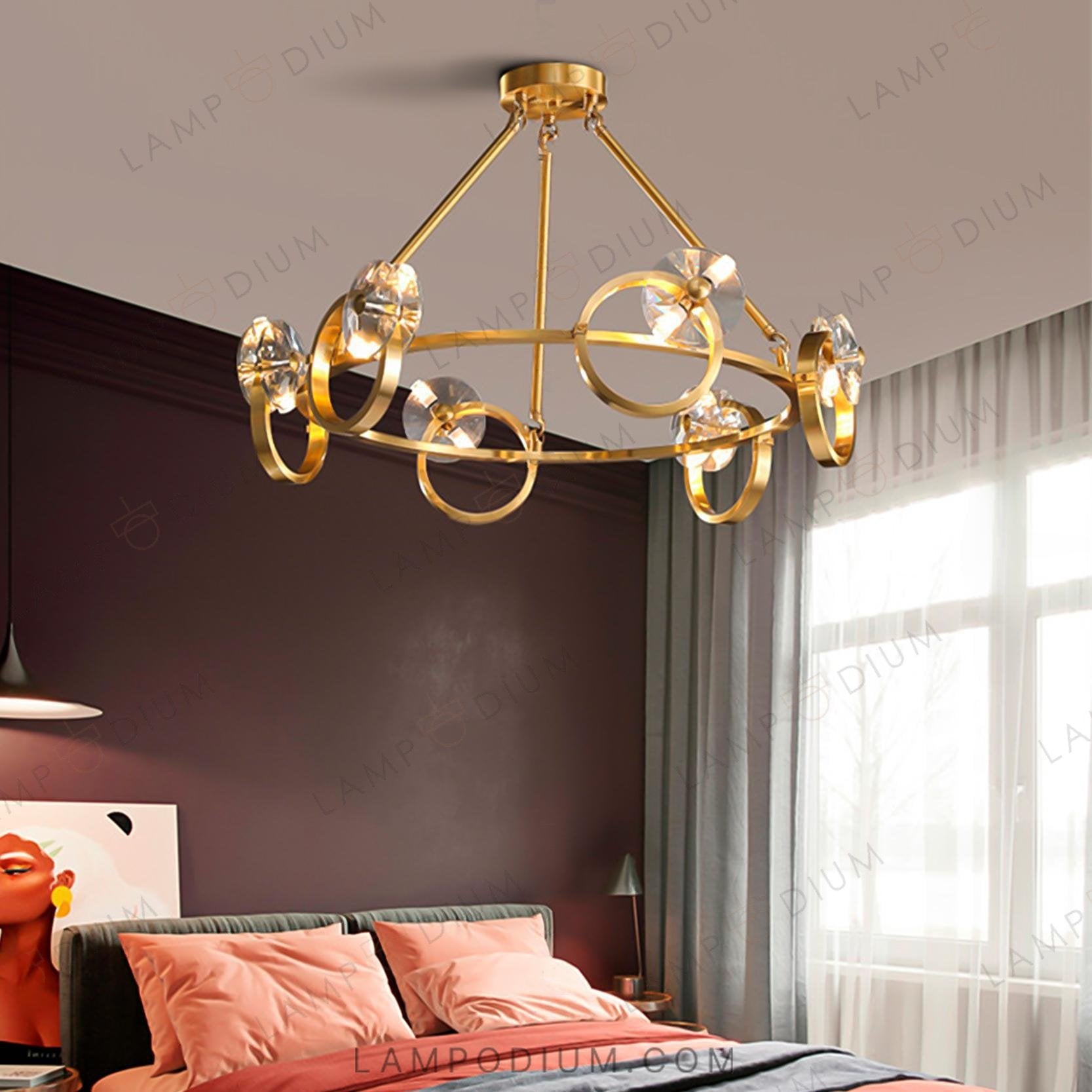 Circular chandeliers and light fixtures ADONICA CH