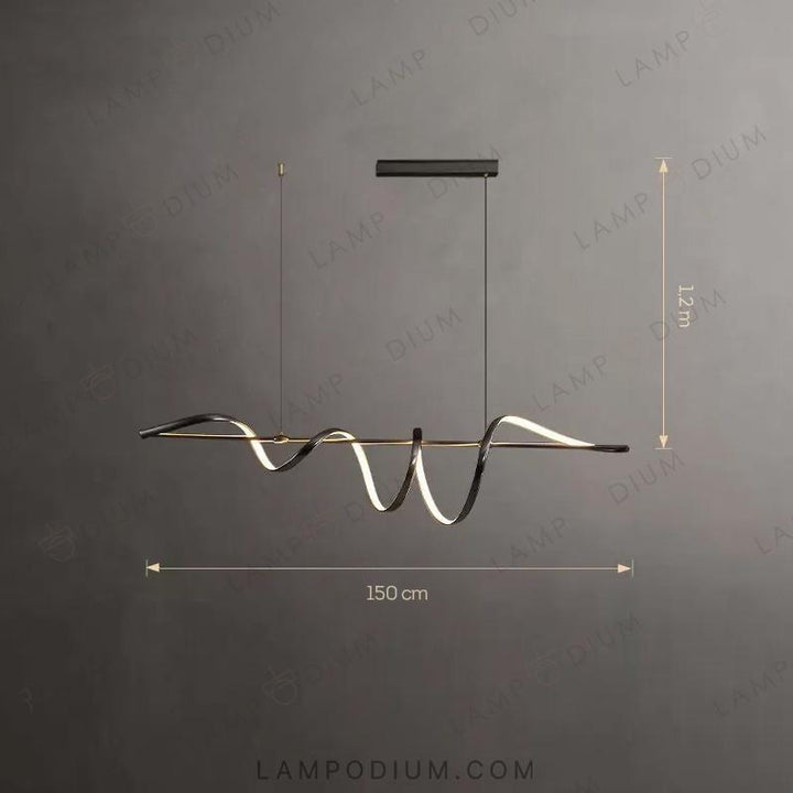 Linear, row luminaire ADONIS B