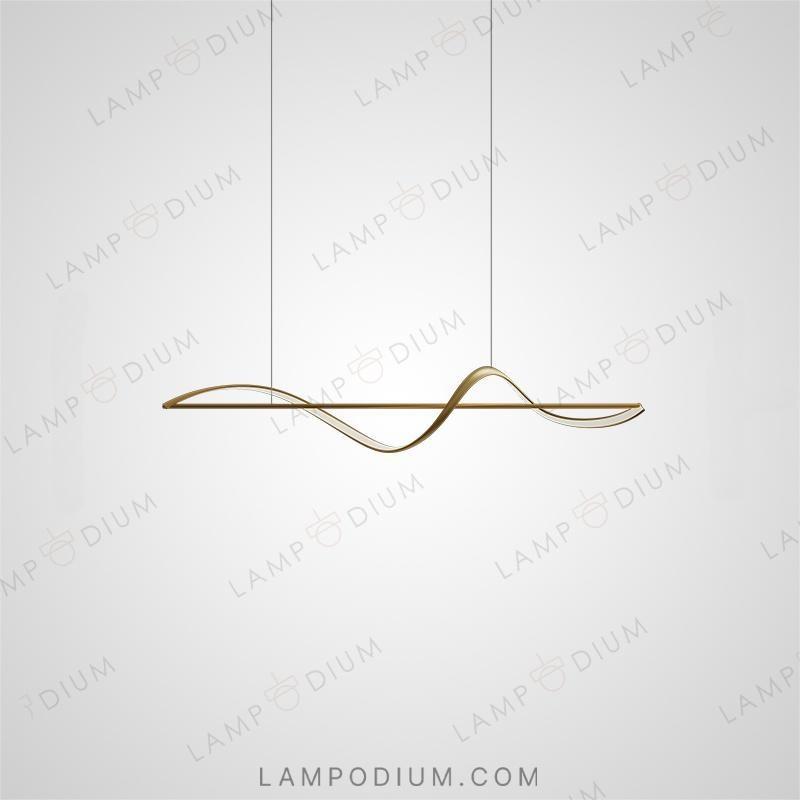 Linear, row luminaire ADONIS