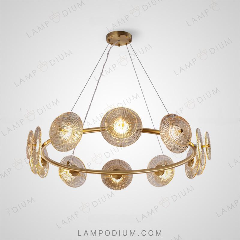 Ring chandeliers and light fixtures AGAPI CH