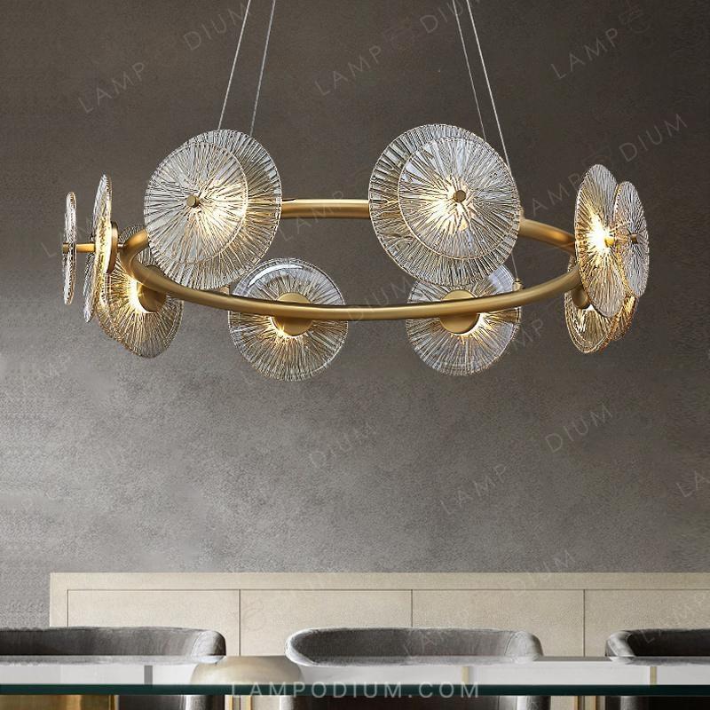 Ring chandeliers and light fixtures AGAPI CH