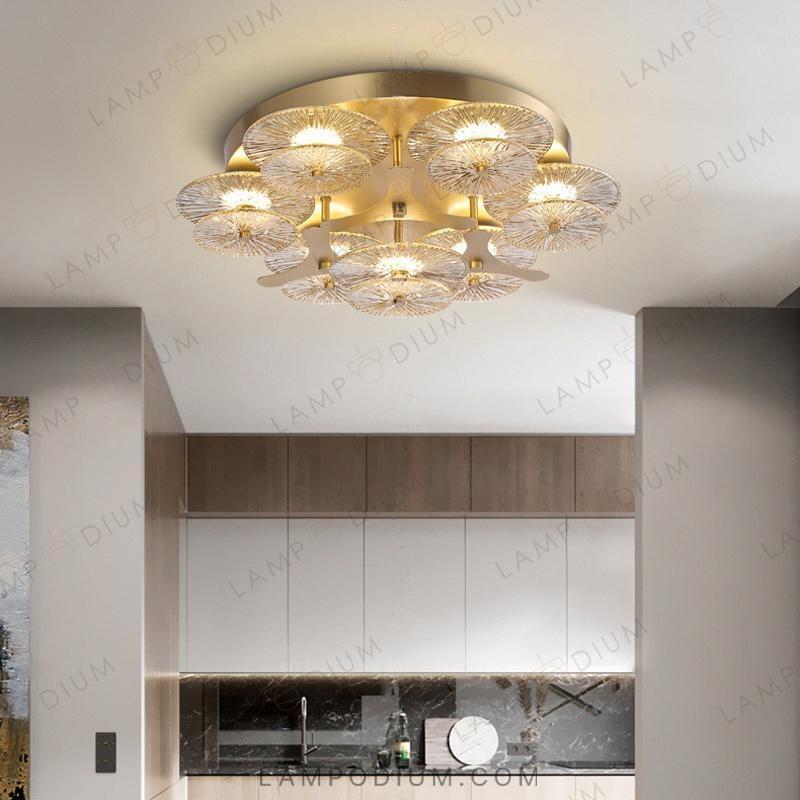 Ceiling chandelier AGAPI GOLD