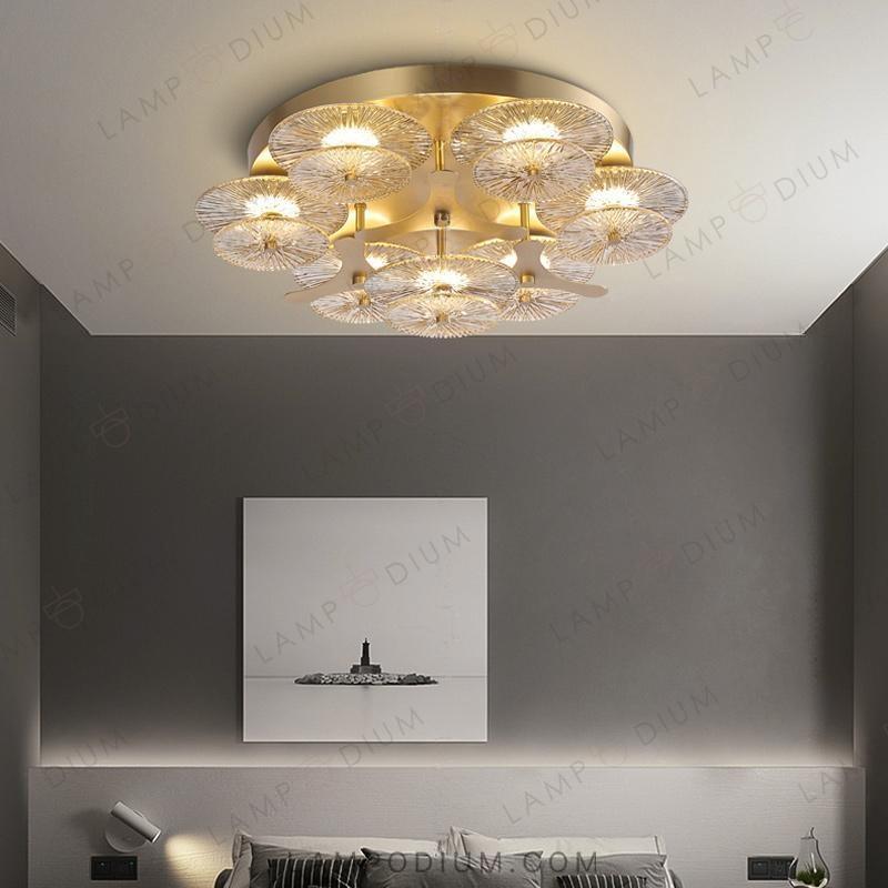 Ceiling chandelier AGAPI GOLD