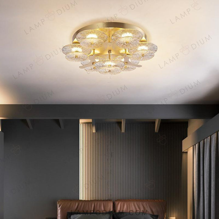 Ceiling chandelier AGAPI GOLD