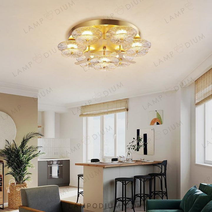 Ceiling chandelier AGAPI GOLD