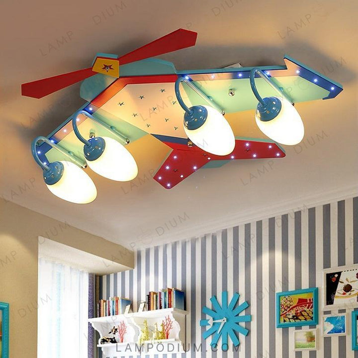 Ceiling light fixture AIRCRAFT