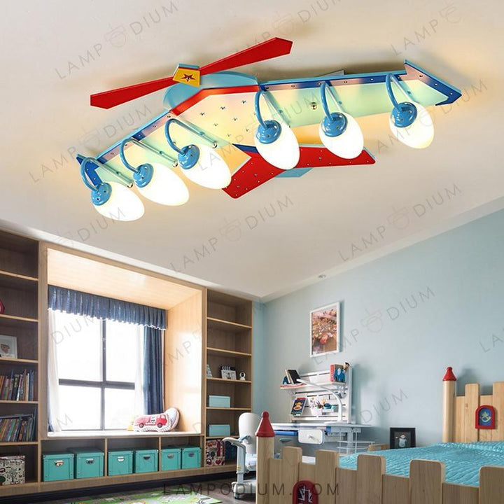 Ceiling light fixture AIRCRAFT