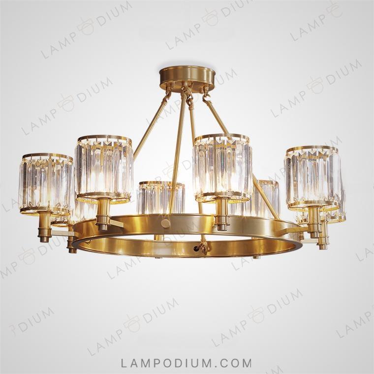 Circular chandeliers and lamps AIRIN