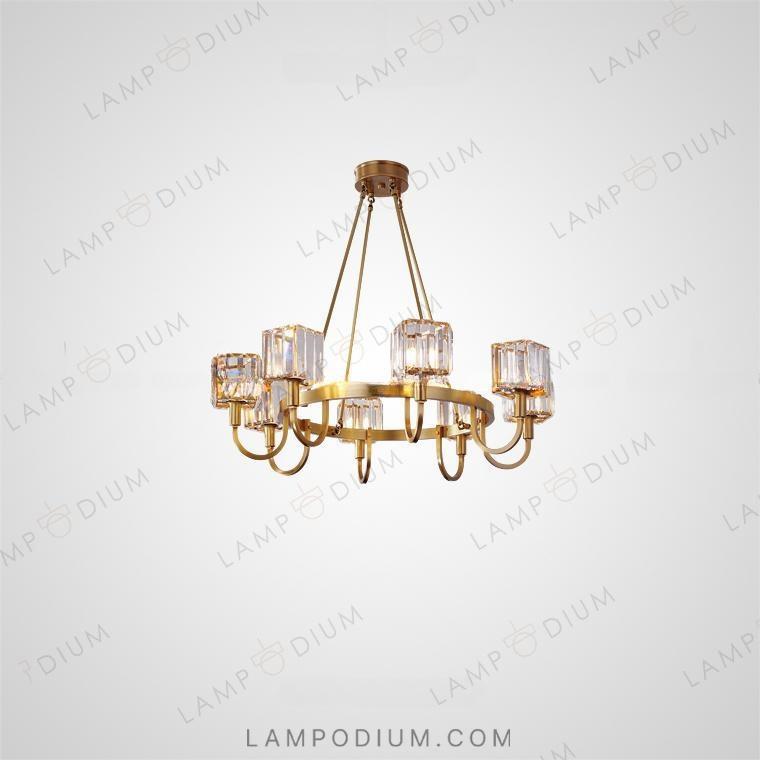 Circular chandeliers and lamps AIRIN