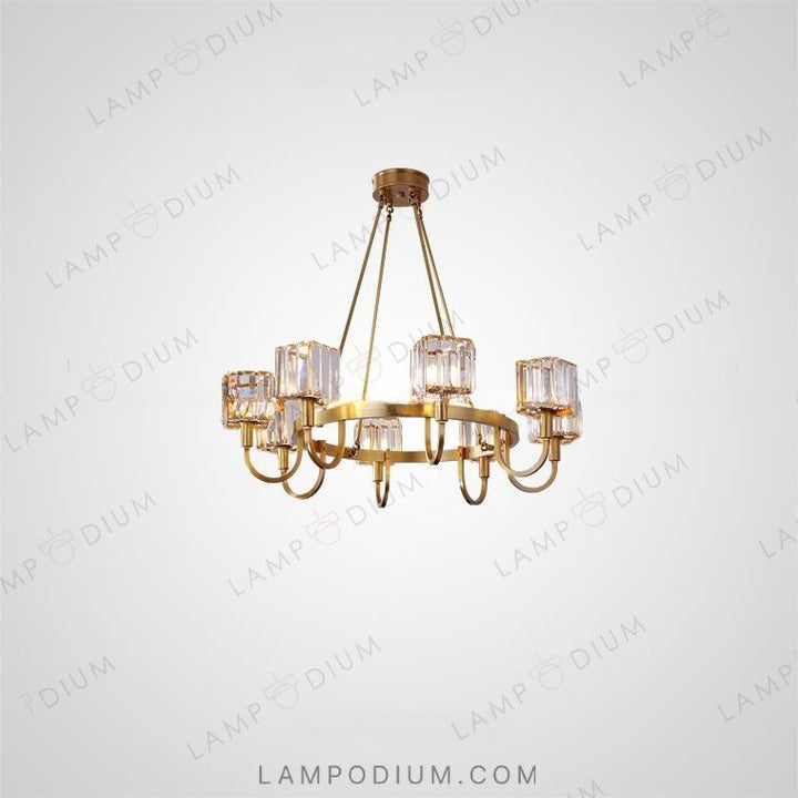 Circular chandeliers and lamps AIRIN