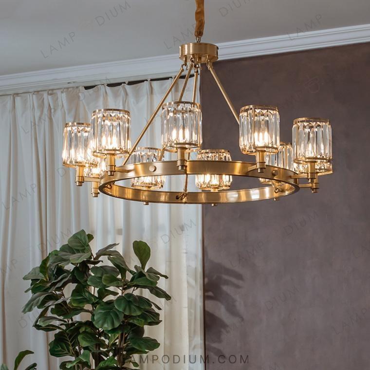 Circular chandeliers and lamps AIRIN