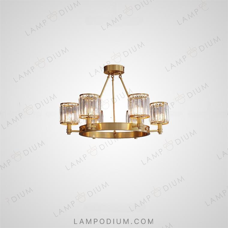 Circular chandeliers and lamps AIRIN