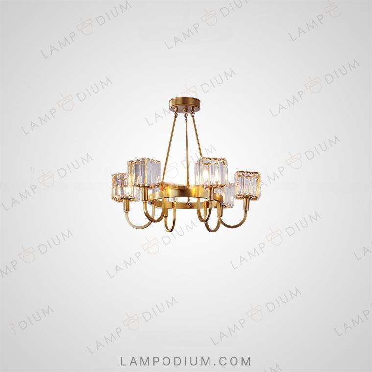 Circular chandeliers and lamps AIRIN