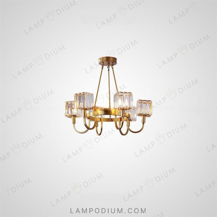 Circular chandeliers and lamps AIRIN