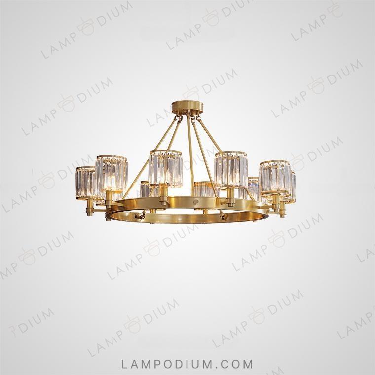 Circular chandeliers and lamps AIRIN