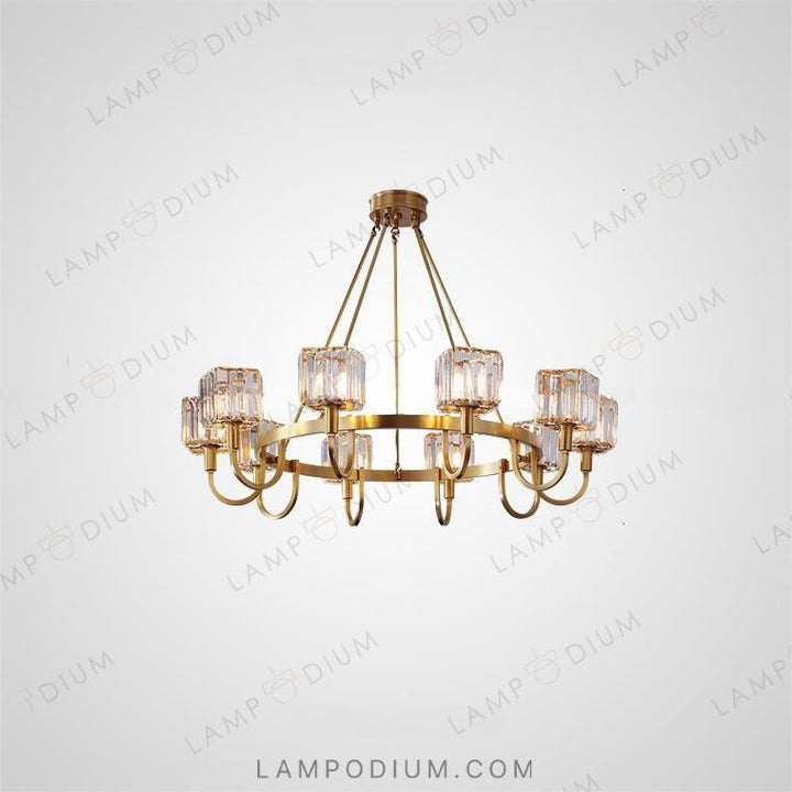 Circular chandeliers and lamps AIRIN