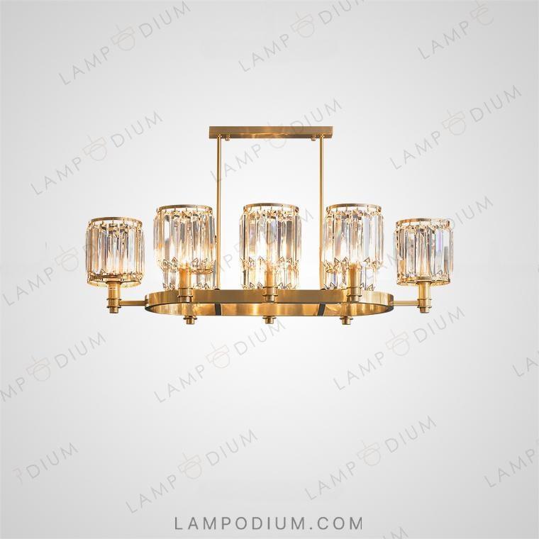 Circular chandeliers and lamps AIRIN