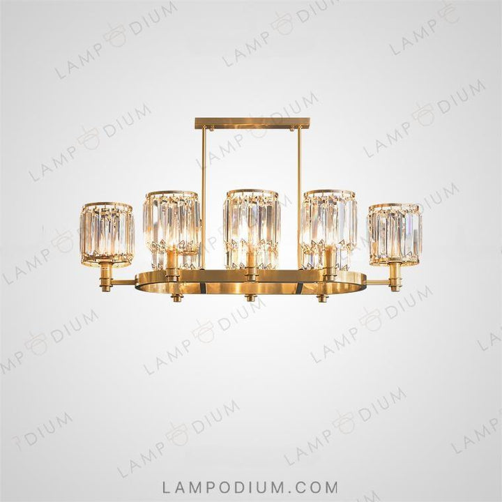 Circular chandeliers and lamps AIRIN