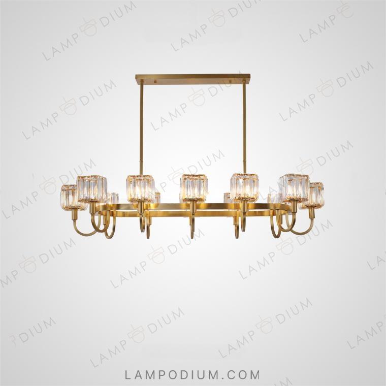 Circular chandeliers and lamps AIRIN