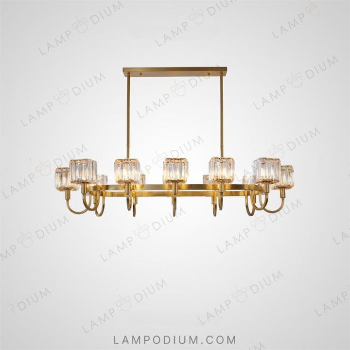 Circular chandeliers and lamps AIRIN