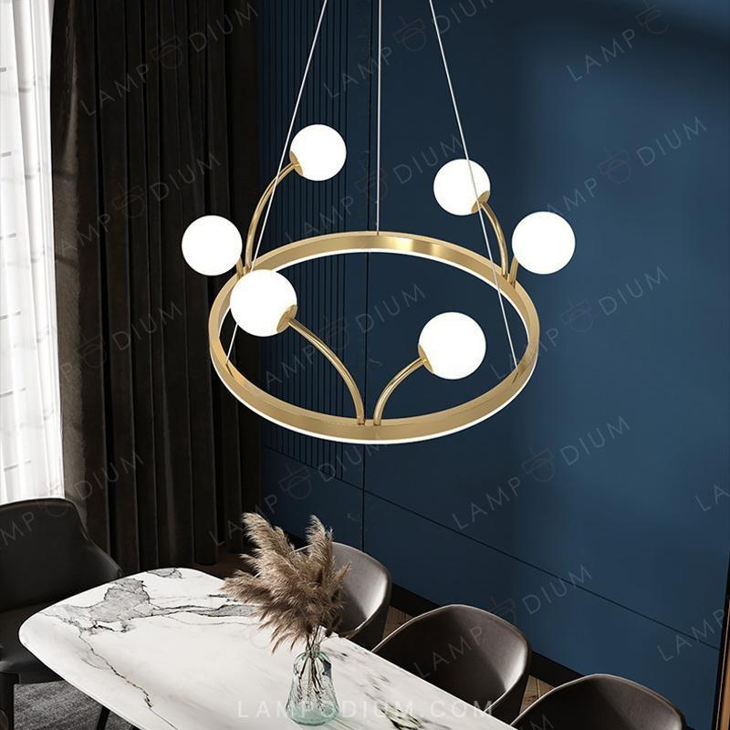 Circular chandeliers and lamps ALET