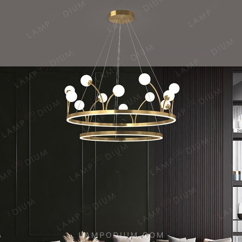 Circular chandeliers and lamps ALET