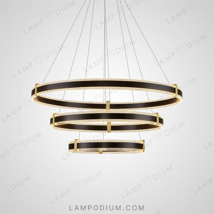 Circular chandeliers and lamps ALMER B