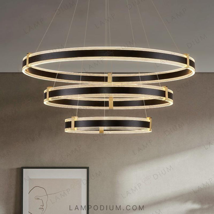 Circular chandeliers and lamps ALMER B