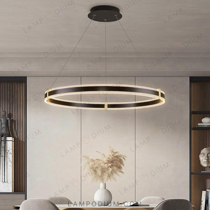 Circular chandeliers and lamps ALMER B