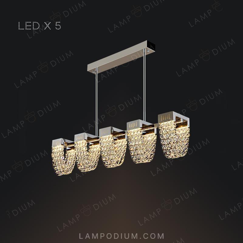 Linear, row luminaire ALVARIN L