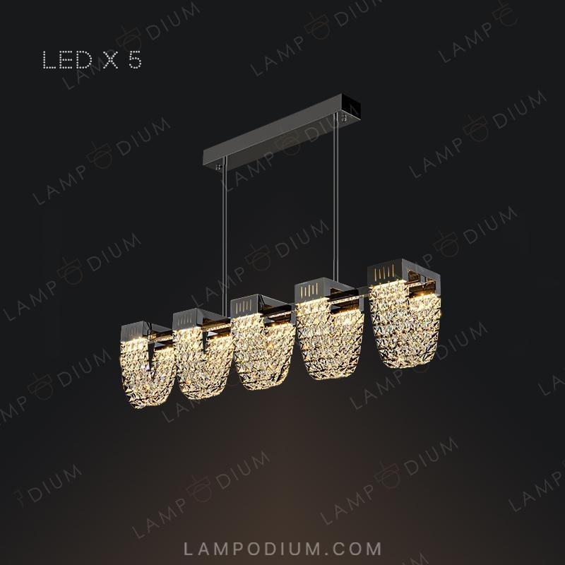 Linear, row luminaire ALVARIN L