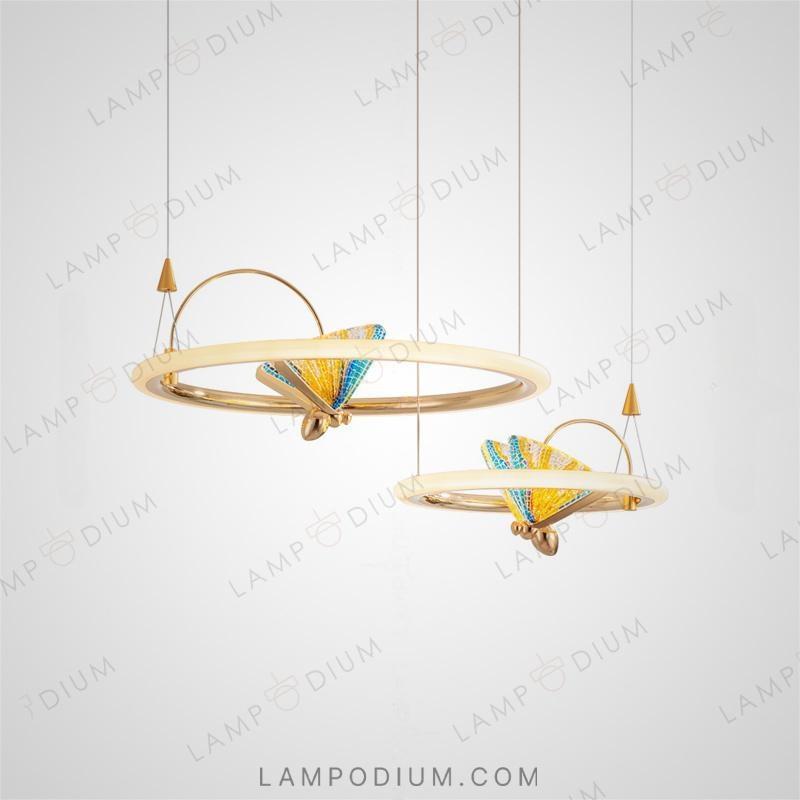 Ring chandeliers and light fixtures AMELIS RING