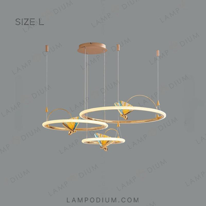 Ring chandeliers and light fixtures AMELIS RING