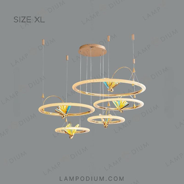 Ring chandeliers and light fixtures AMELIS RING