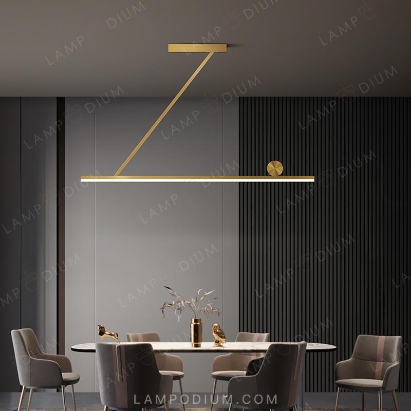 Linear, row luminaire AMRAM