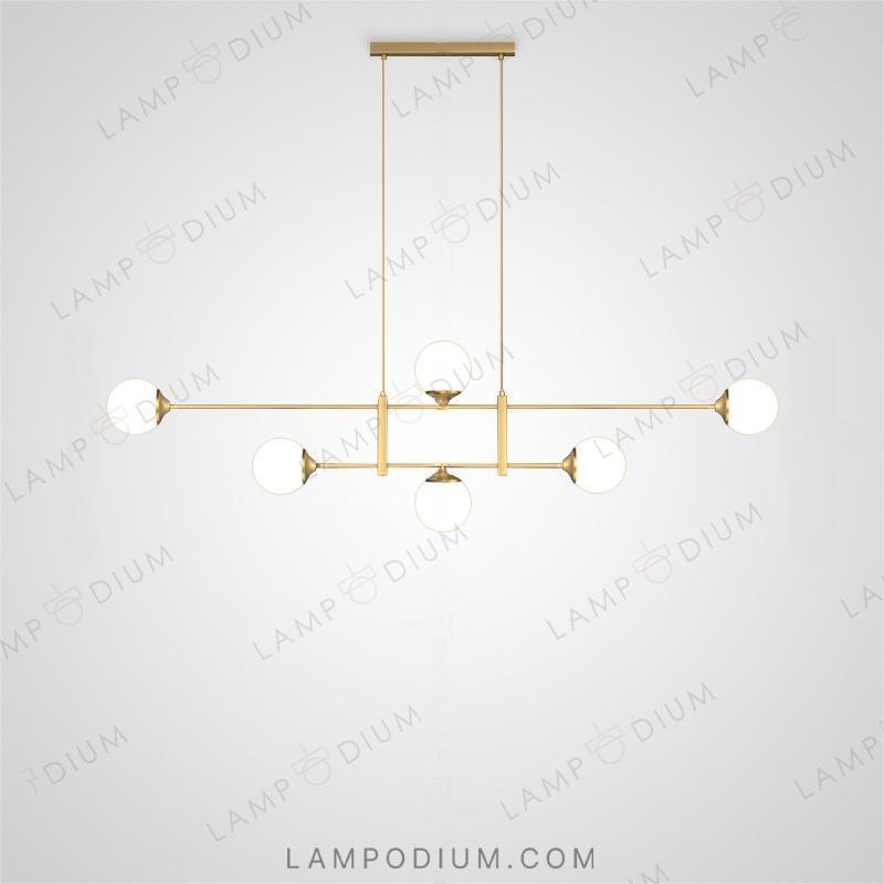 Linear, row luminaire APODIS