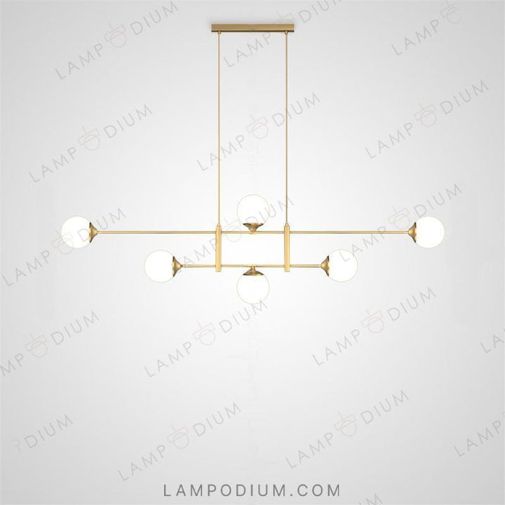 Linear, row luminaire APODIS