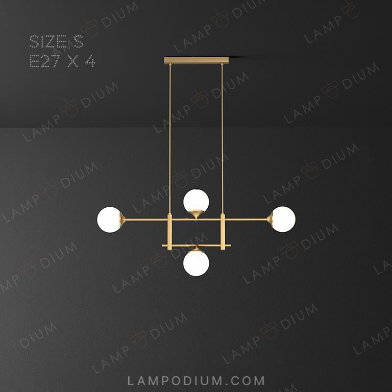 Linear, row luminaire APODIS